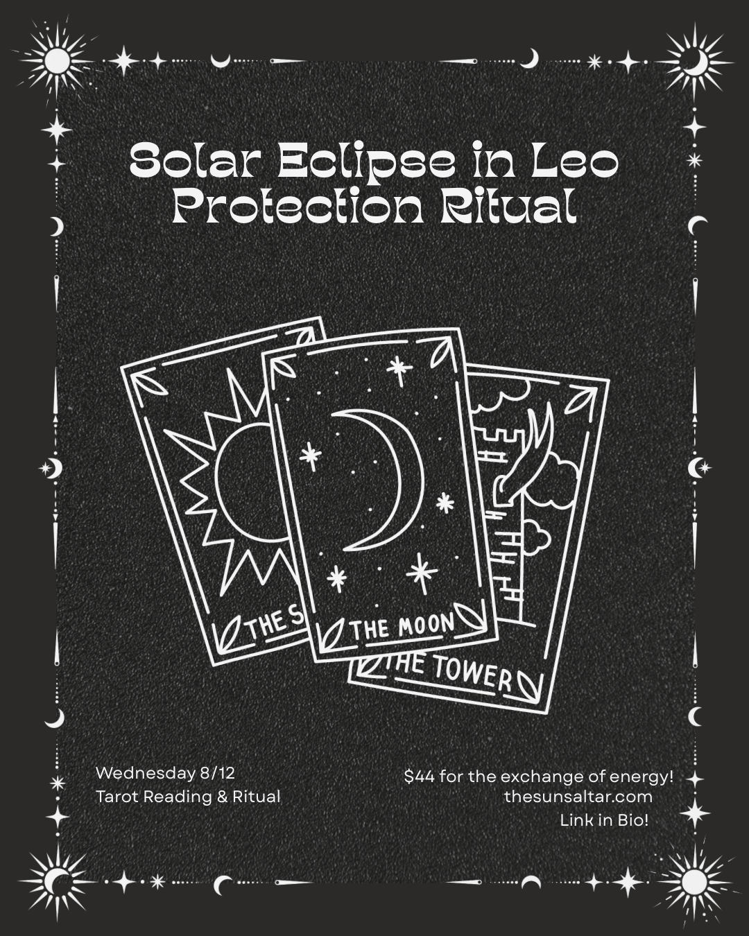 Solar Eclipse in Leo Protection Ritual 🌒