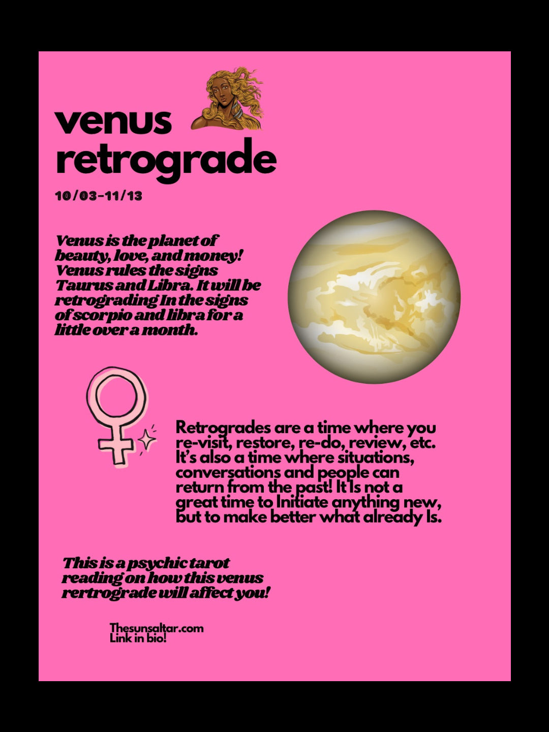 Venus Retrograde Reading 💘💰💄